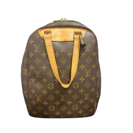 LOUIS VUITTON ルイヴィトン モノグラム エクスキュルシオン ブラウン PVC / レザー M41450 ハンドバッグ レディース AB