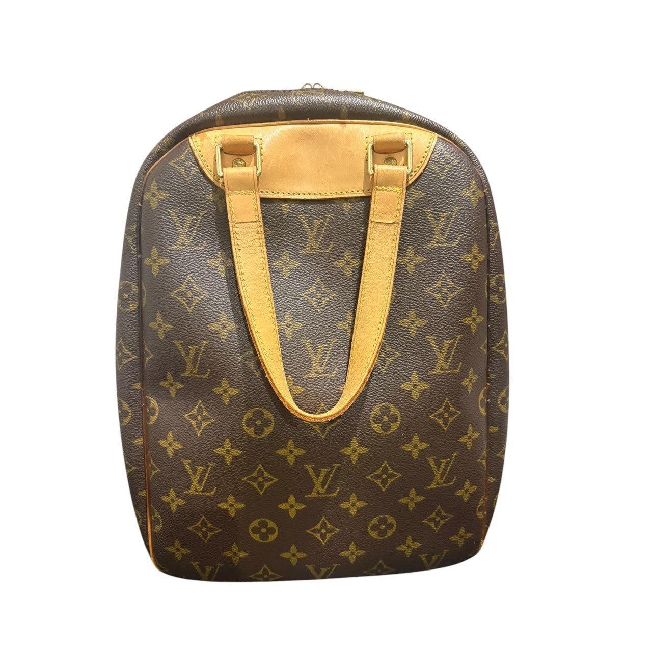 LOUIS VUITTON ルイヴィトン モノグラム エクスキュルシオン ブラウン PVC / レザー M41450 ハンドバッグ レディース AB