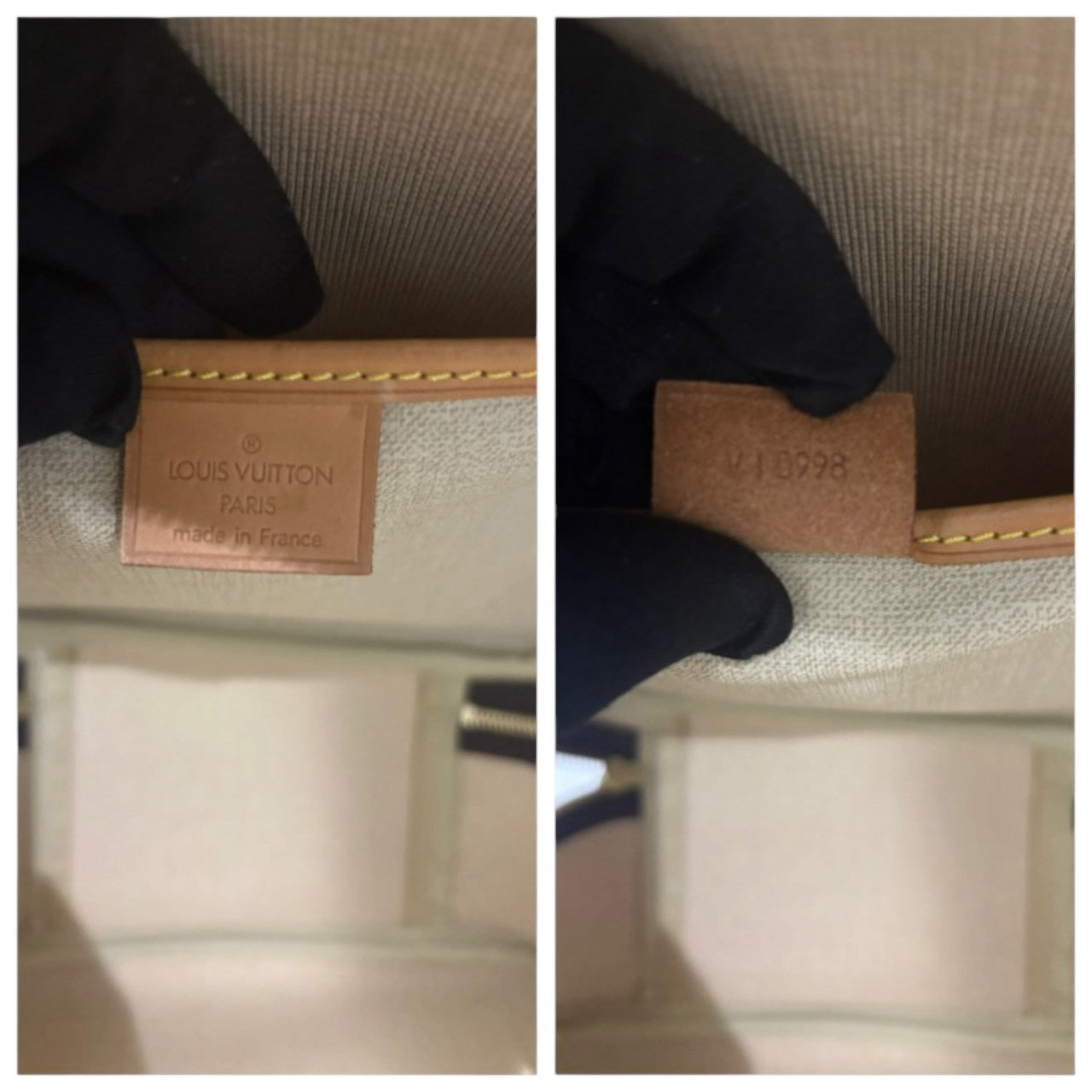LOUIS VUITTON ルイヴィトン モノグラム エクスキュルシオン ブラウン PVC / レザー M41450 ハンドバッグ レディース AB