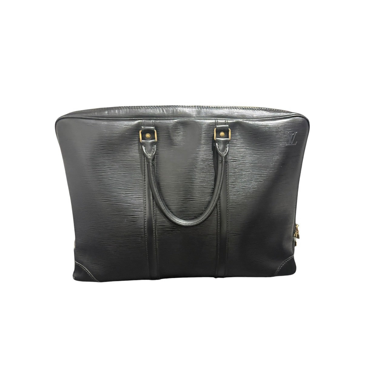 LOUIS VUITTON ルイヴィトン エピ ポルトドキュマン ヴォワヤージュ ブラック レザー M59092 ビジネスバッグ メンズ B