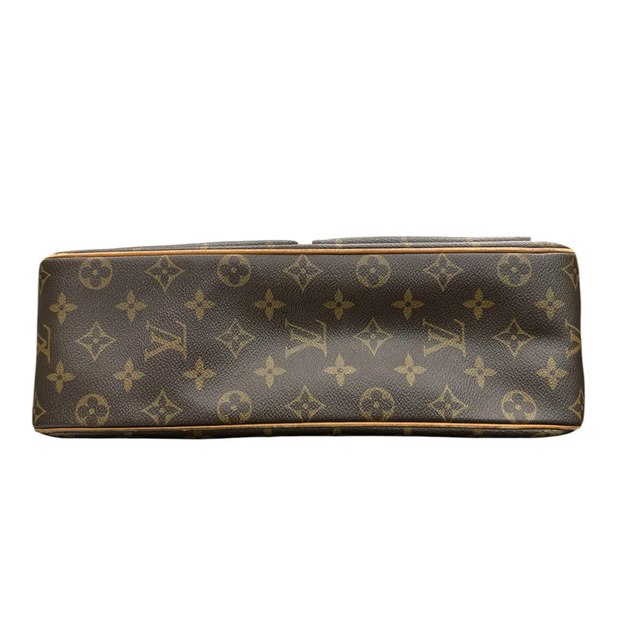 LOUIS VUITTON ルイヴィトン モノグラム ヴィバシテGM ブラウン レザー / スウェード M51163 ショルダーバッグ レディース ABP