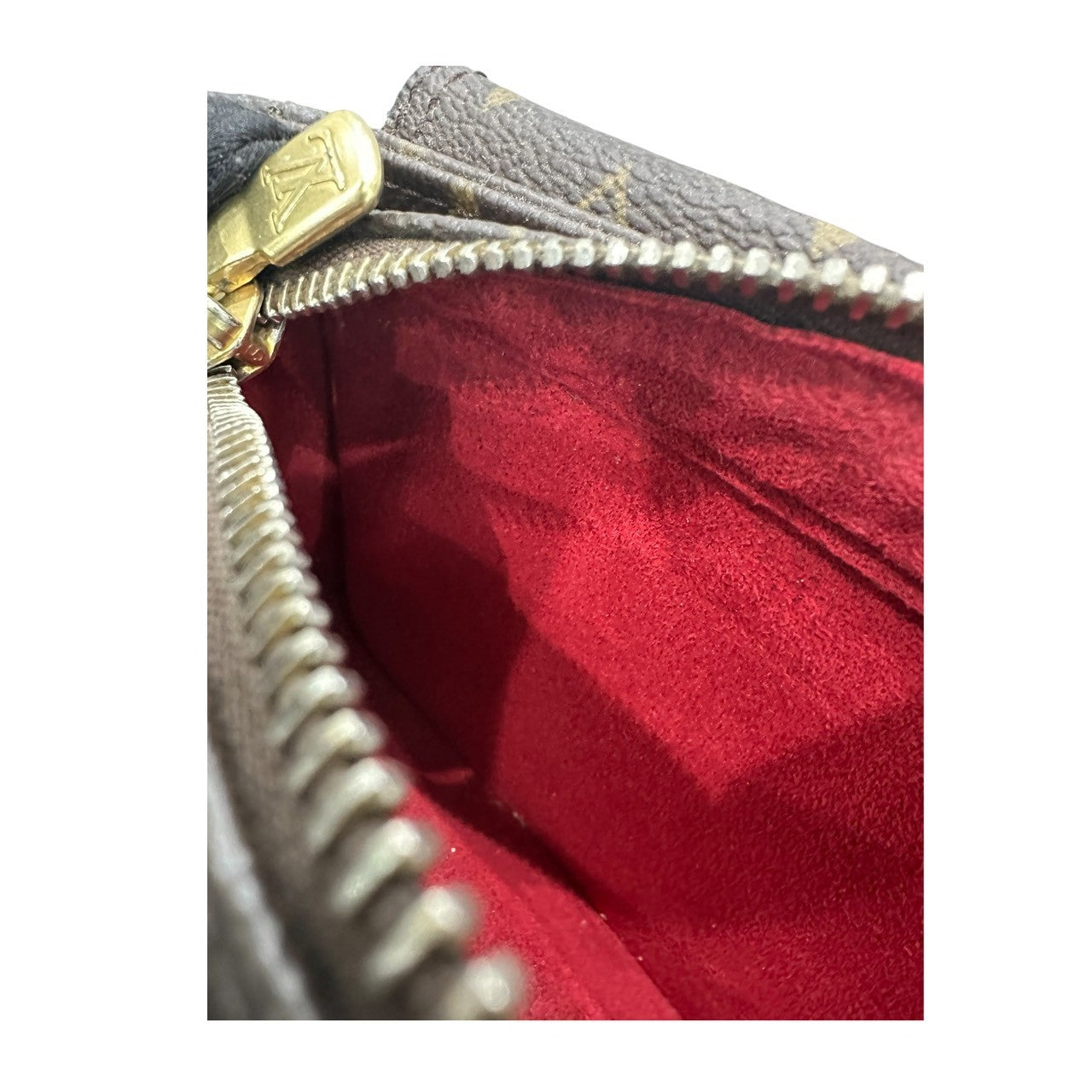 LOUIS VUITTON ルイヴィトン モノグラム ヴィバシテPM ブラウン レザー / スウェード M51165 ショルダーバッグ レディース ABP