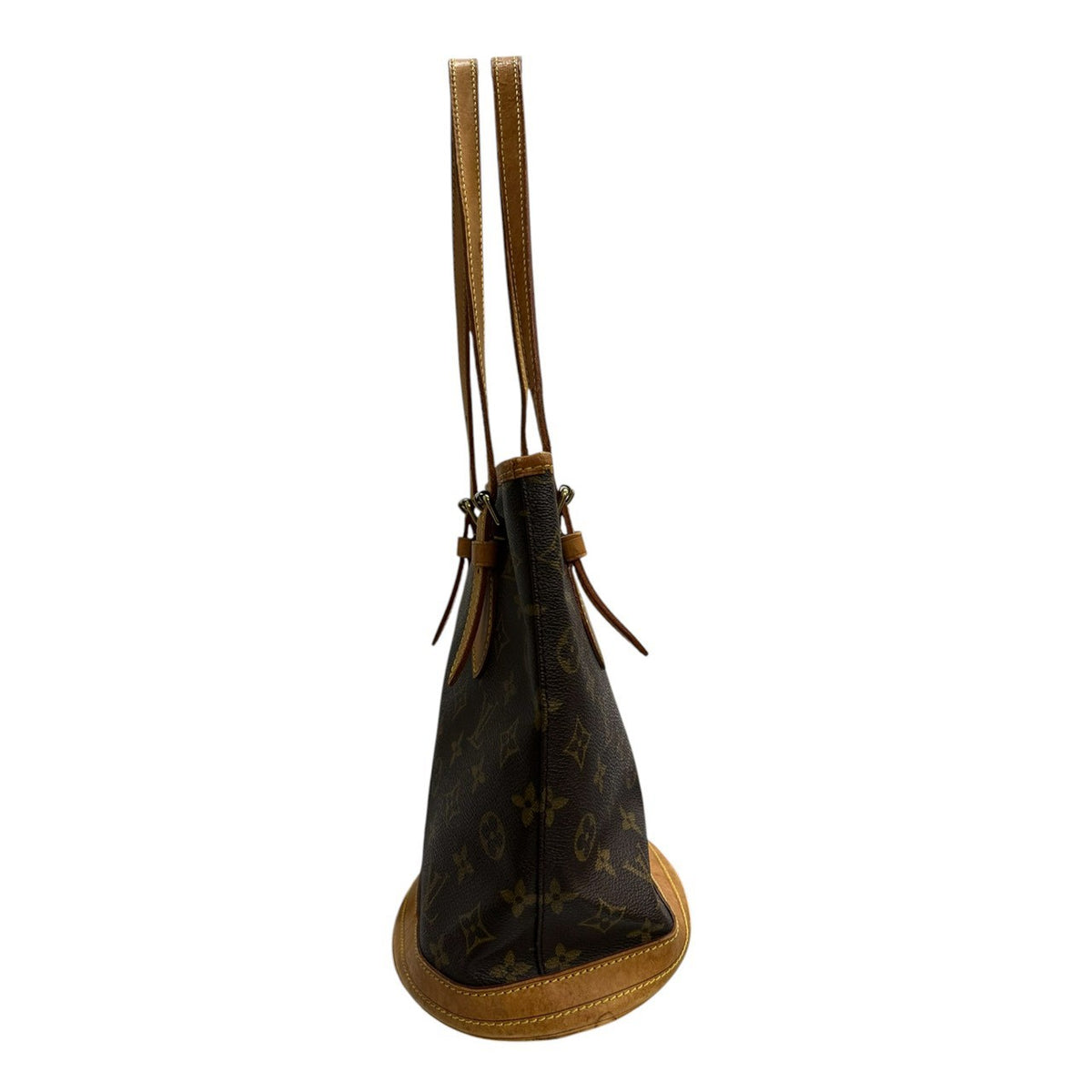 LOUIS VUITTON ルイヴィトン モノグラム ブラウン ゴールド金具 PVC / レザー M42238 トートバッグ レディース ABP