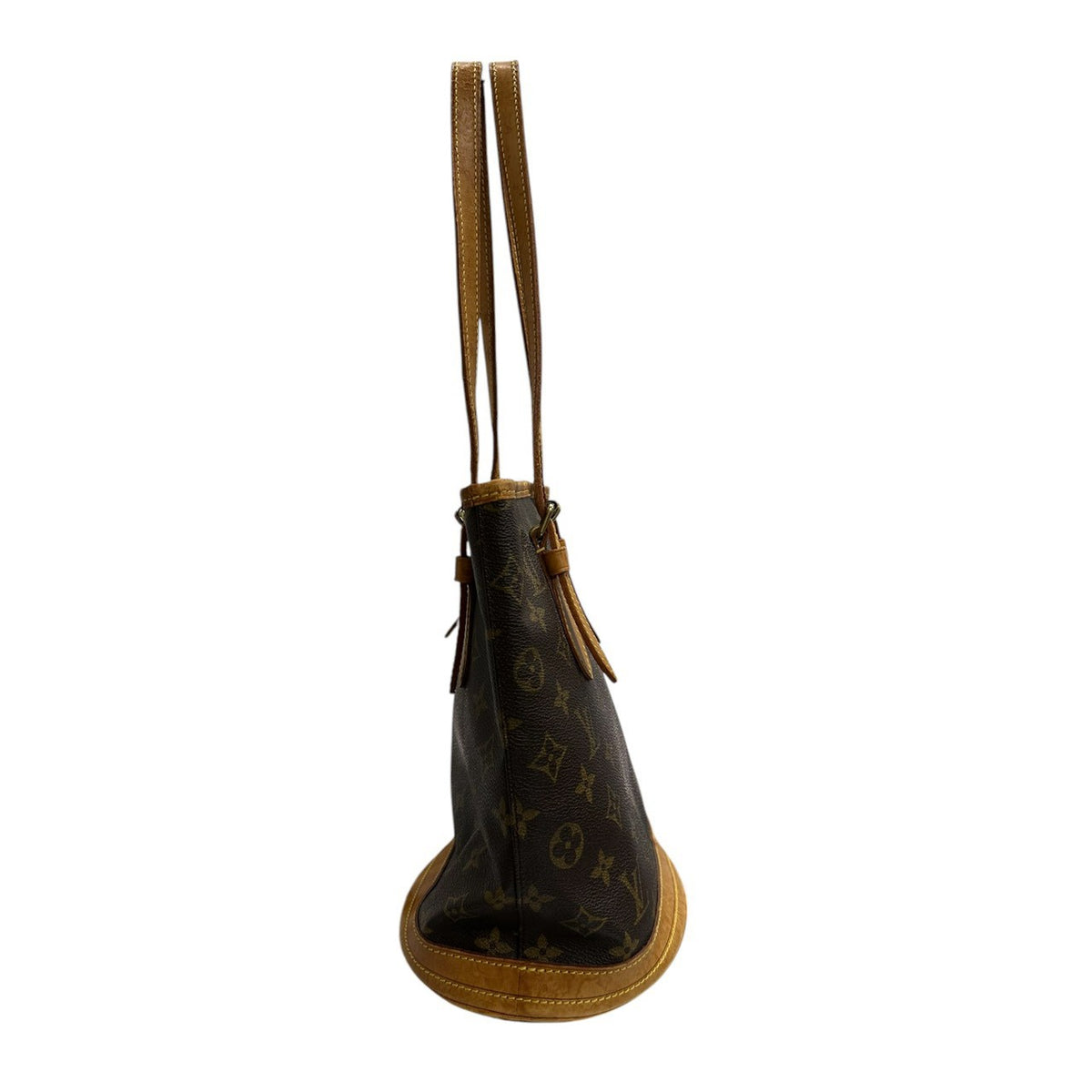 LOUIS VUITTON ルイヴィトン モノグラム ブラウン ゴールド金具 PVC / レザー M42238 トートバッグ レディース ABP