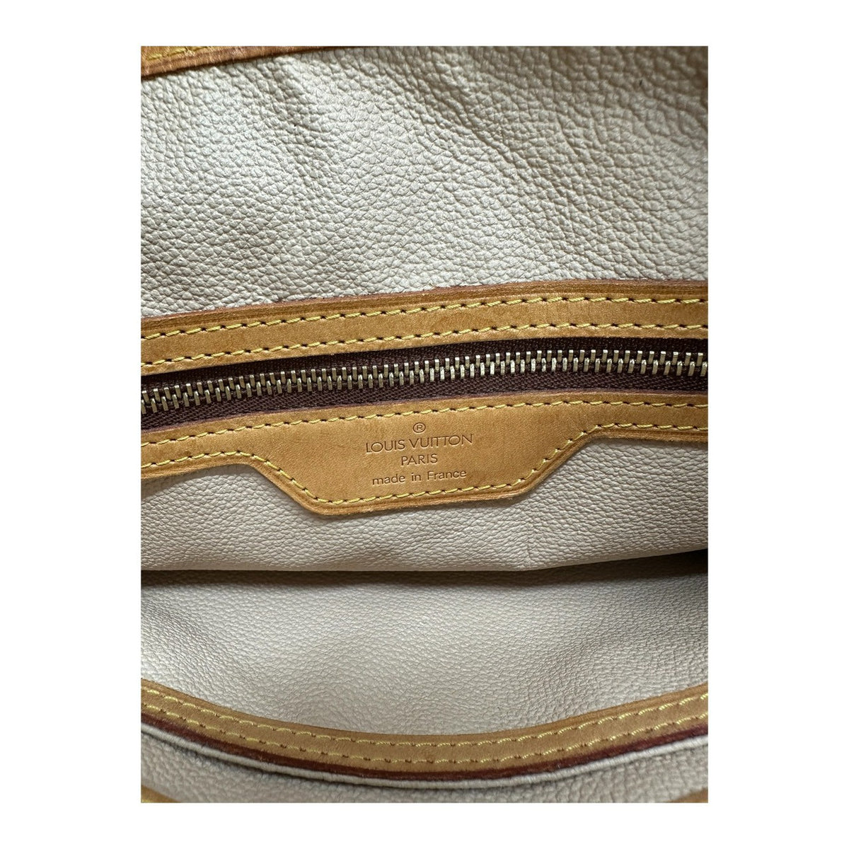 LOUIS VUITTON ルイヴィトン モノグラム ブラウン ゴールド金具 PVC / レザー M42238 トートバッグ レディース ABP