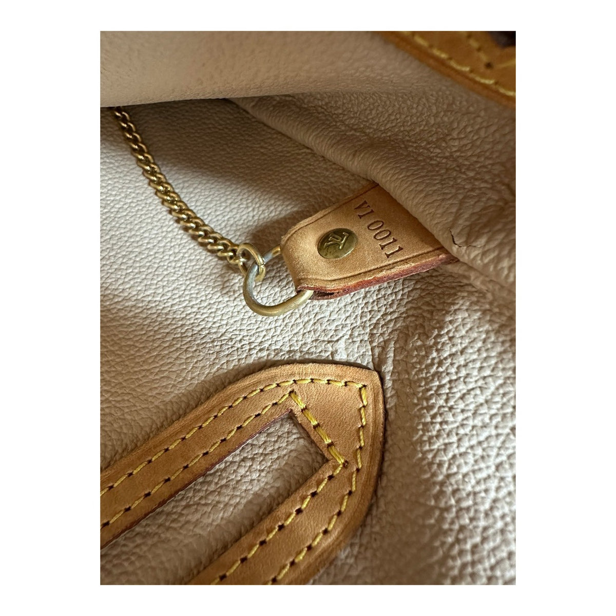 LOUIS VUITTON ルイヴィトン モノグラム ブラウン ゴールド金具 PVC / レザー M42238 トートバッグ レディース ABP
