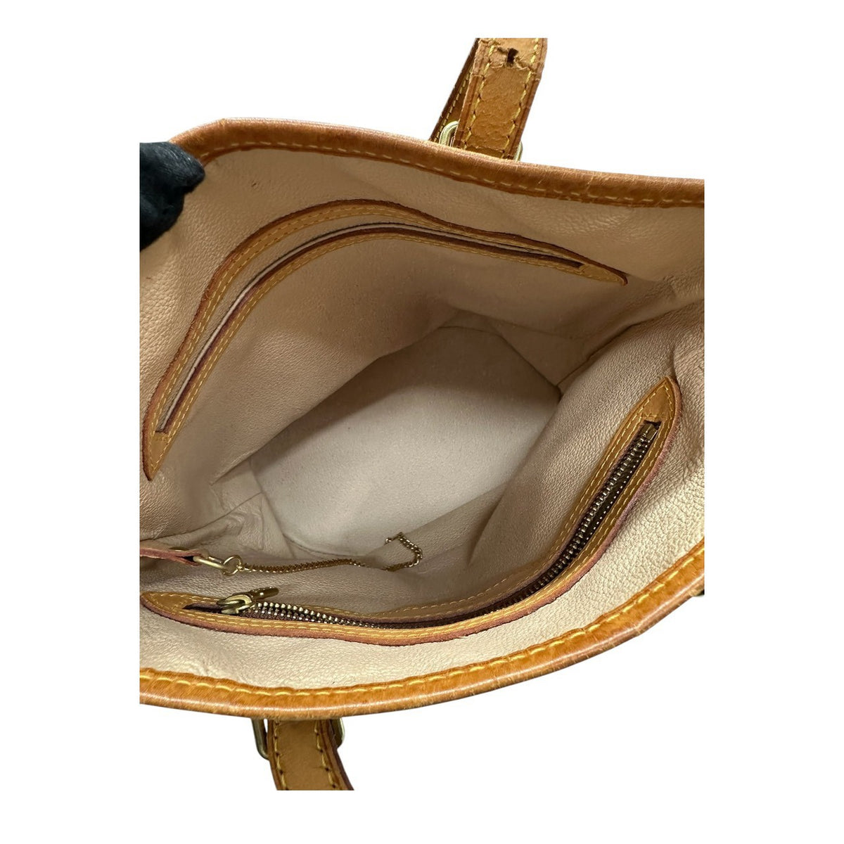 LOUIS VUITTON ルイヴィトン モノグラム ブラウン ゴールド金具 PVC / レザー M42238 トートバッグ レディース ABP