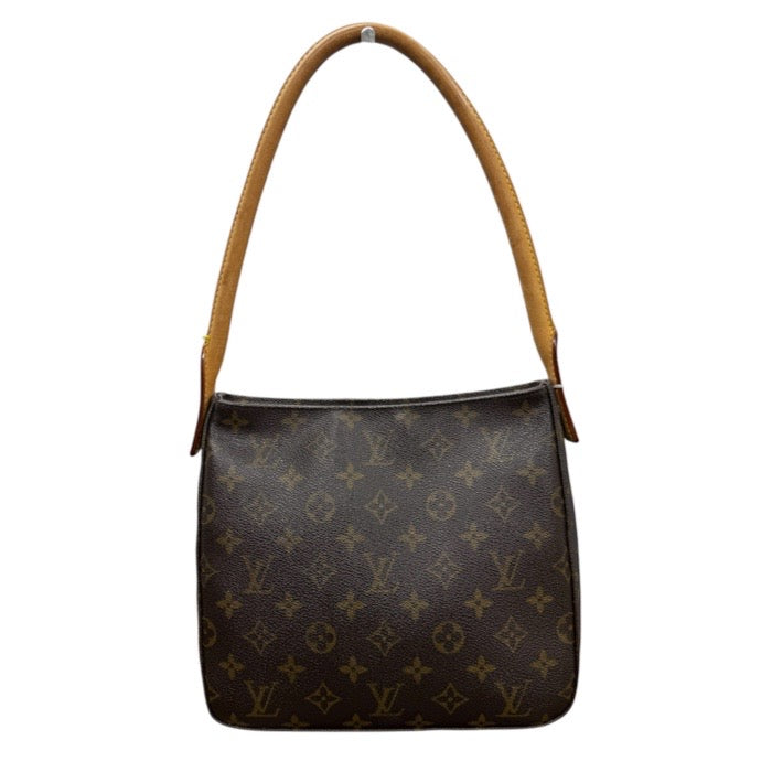 LOUIS VUITTON ルイヴィトン モノグラム ブラウン ゴールド金具 PVC / レザー M51146 ショルダーバッグ レディース A