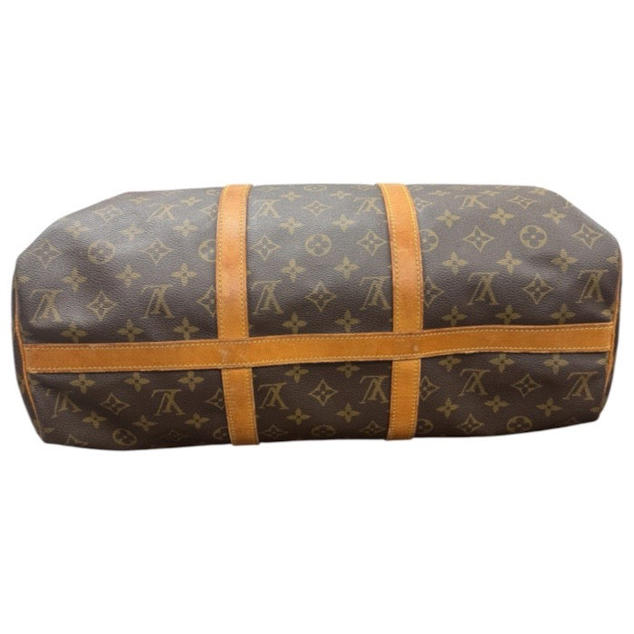 LOUIS VUITTON ルイヴィトン モノグラム ブラウン ゴールド金具 PVC / レザー ショルダーバッグ レディース ABP