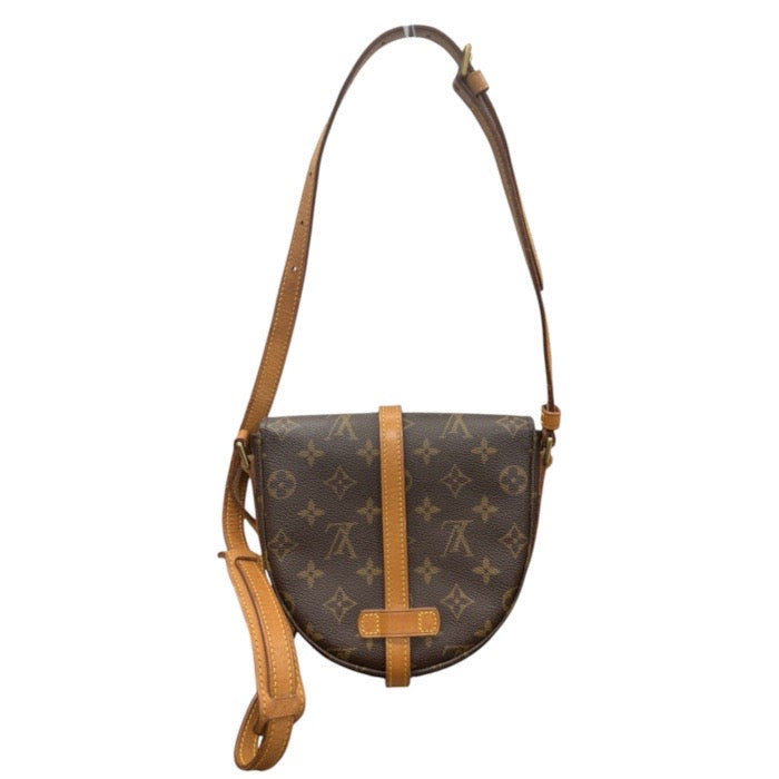 LOUIS VUITTON ルイヴィトン モノグラム ブラウン ゴールド金具 PVC / レザー M51233 ショルダーバッグ レディース ABP