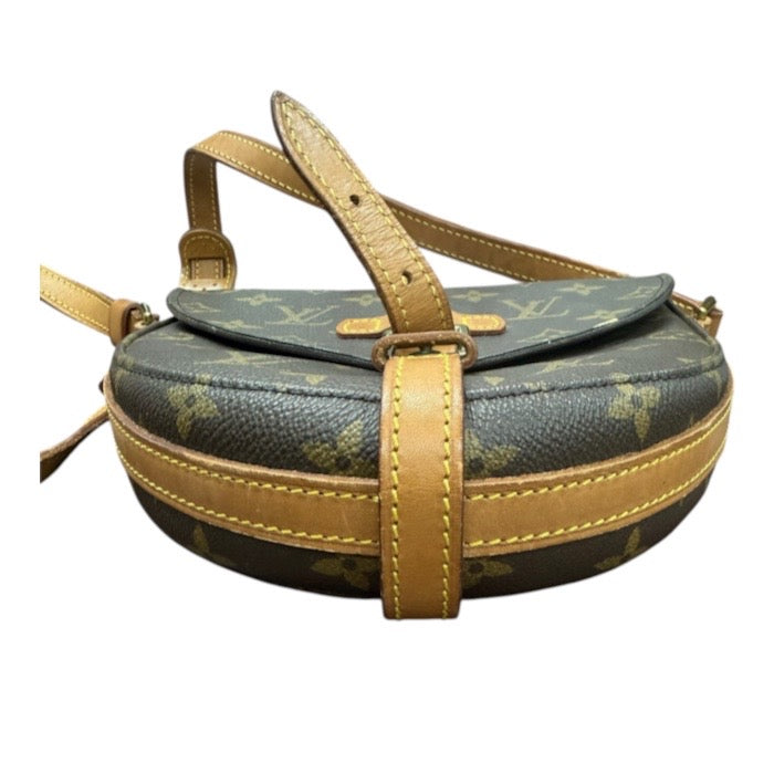 LOUIS VUITTON ルイヴィトン モノグラム ブラウン ゴールド金具 PVC / レザー M51233 ショルダーバッグ レディース ABP