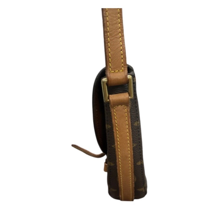 LOUIS VUITTON ルイヴィトン モノグラム ブラウン ゴールド金具 PVC / レザー M51233 ショルダーバッグ レディース ABP