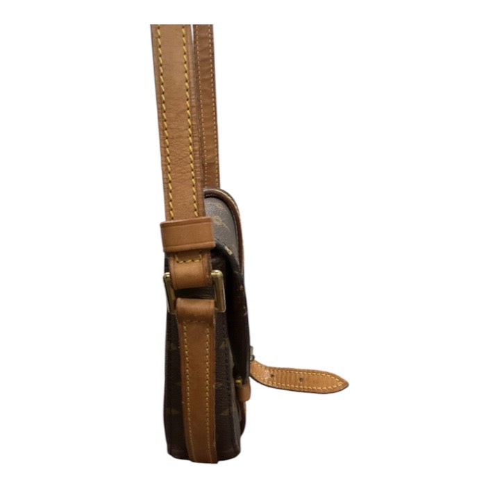 LOUIS VUITTON ルイヴィトン モノグラム ブラウン ゴールド金具 PVC / レザー M51233 ショルダーバッグ レディース ABP