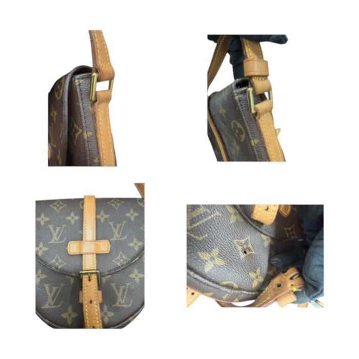 LOUIS VUITTON ルイヴィトン モノグラム ブラウン ゴールド金具 PVC / レザー M51233 ショルダーバッグ レディース ABP