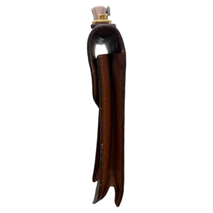 LOUIS VUITTON ルイヴィトン モノグラム ブラウン ゴールド金具 PVC / レザー M51185 ハンドバッグ メンズ AB