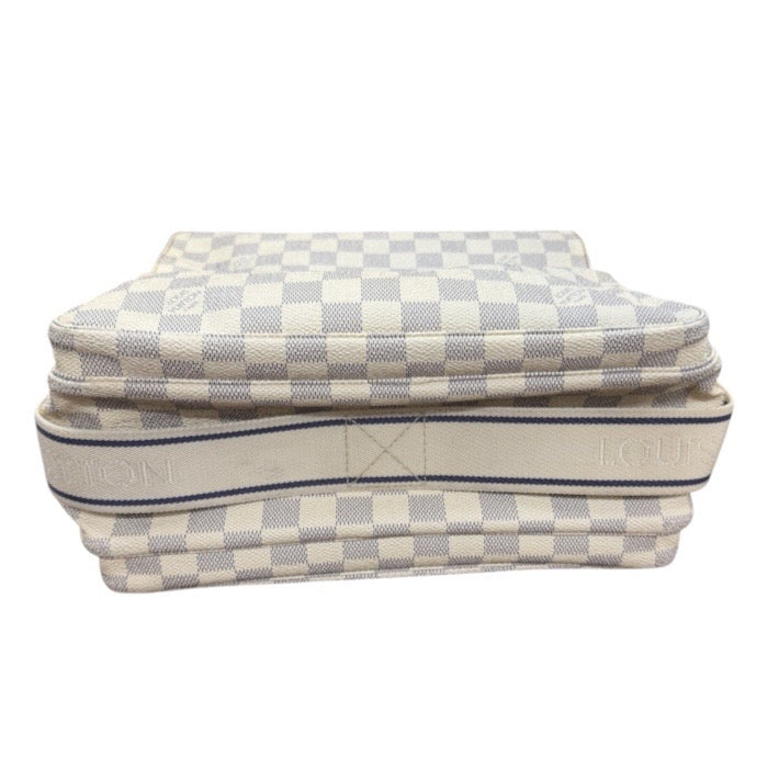 LOUIS VUITTON ルイヴィトン ダミエ ホワイト ゴールド金具 PVC / レザー N51189 ショルダーバッグ レディース ABP