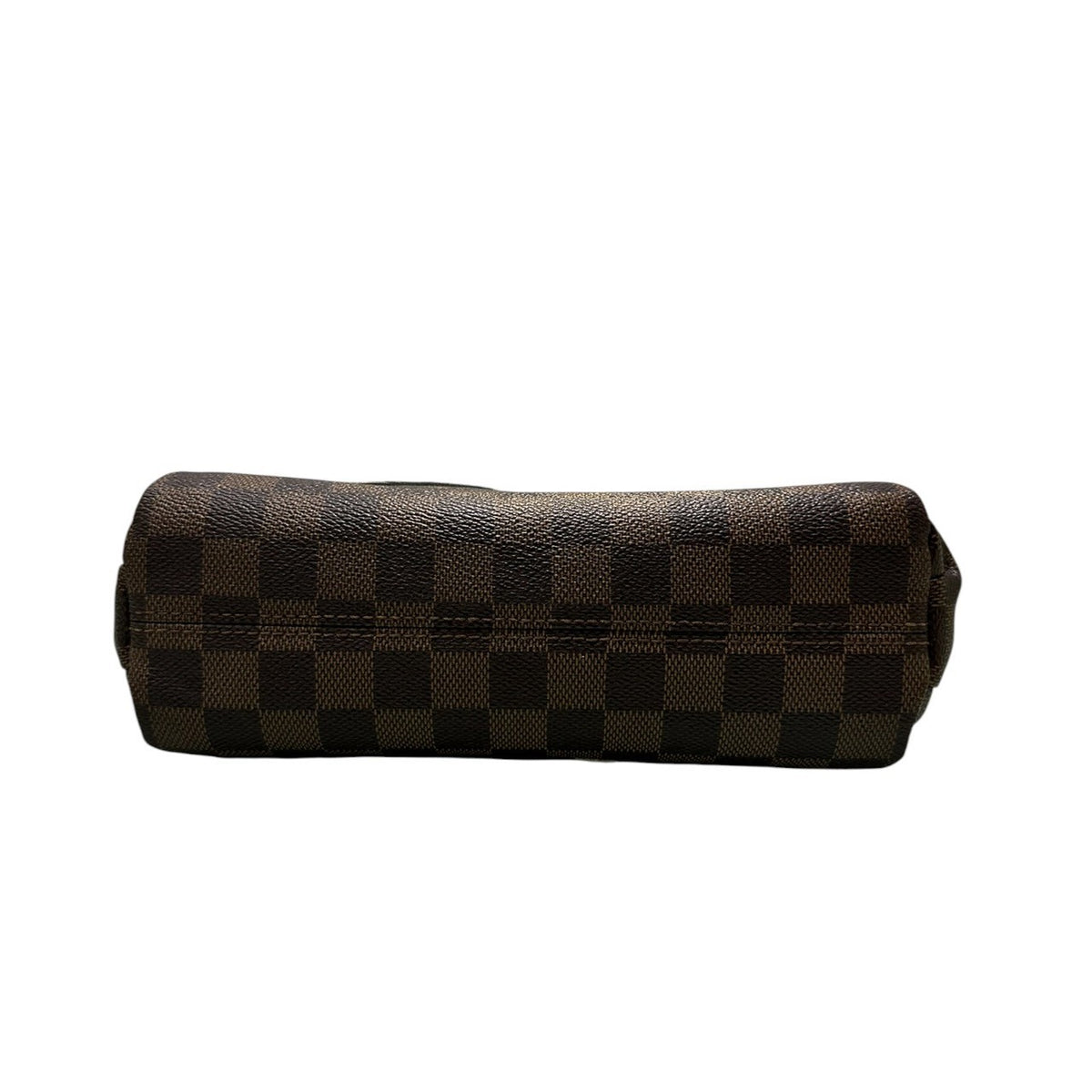 LOUIS VUITTON ルイヴィトン ダミエ クロワゼット ブラウン ゴールド金具 PVC N40055 ハンドバッグ ショルダーバッグ レディース AB