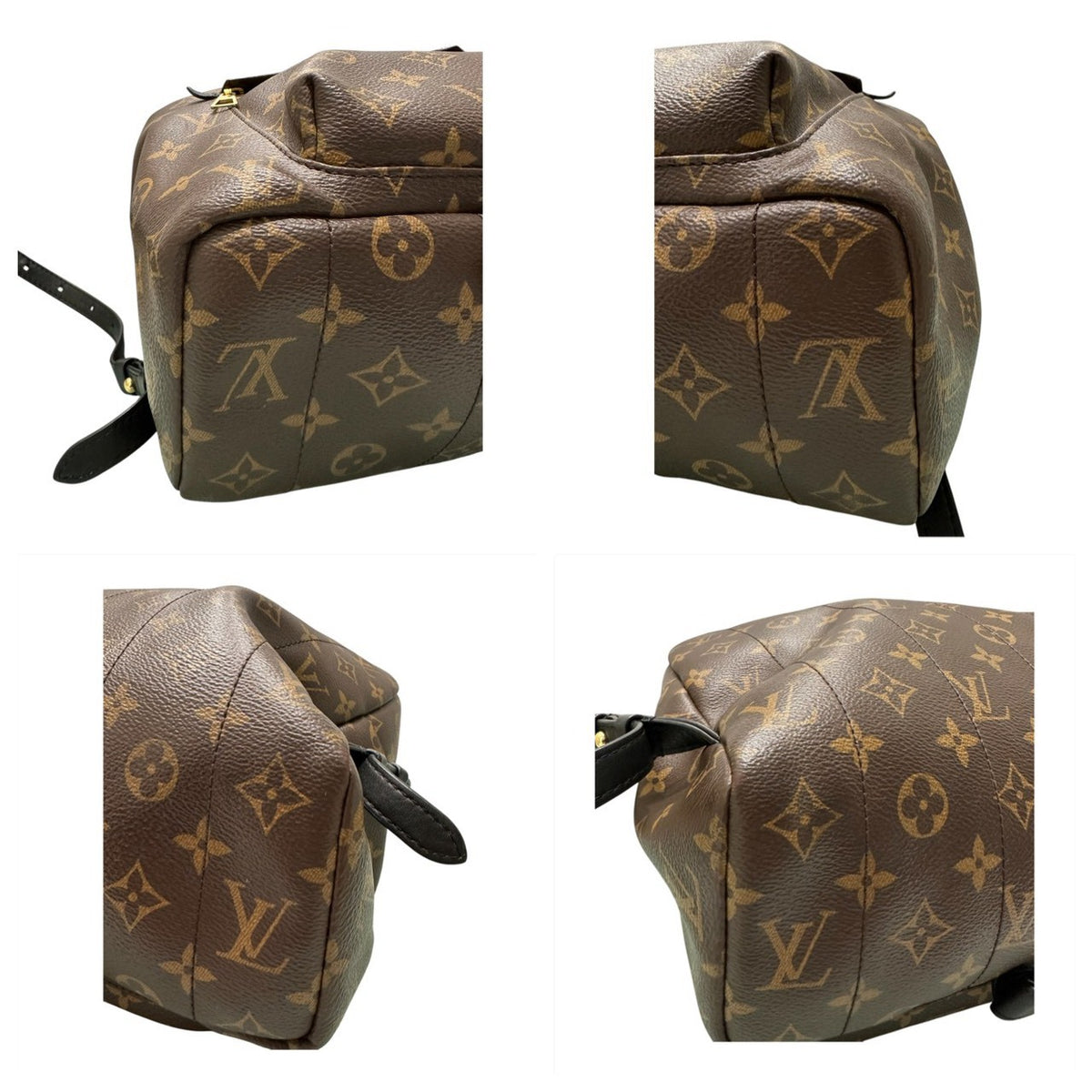 LOUIS VUITTON ルイヴィトン モノグラム パームスプリングス ブラウン PVC M44874 リュック バックパック レディース AB