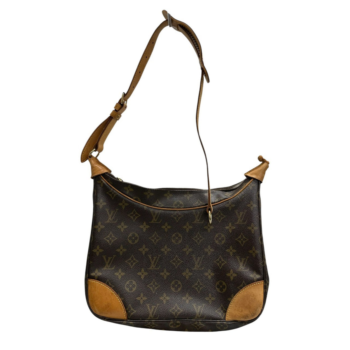 LOUIS VUITTON ルイヴィトン モノグラム ブラウン ゴールド金具 PVC M51265 ショルダーバッグ レディース AB