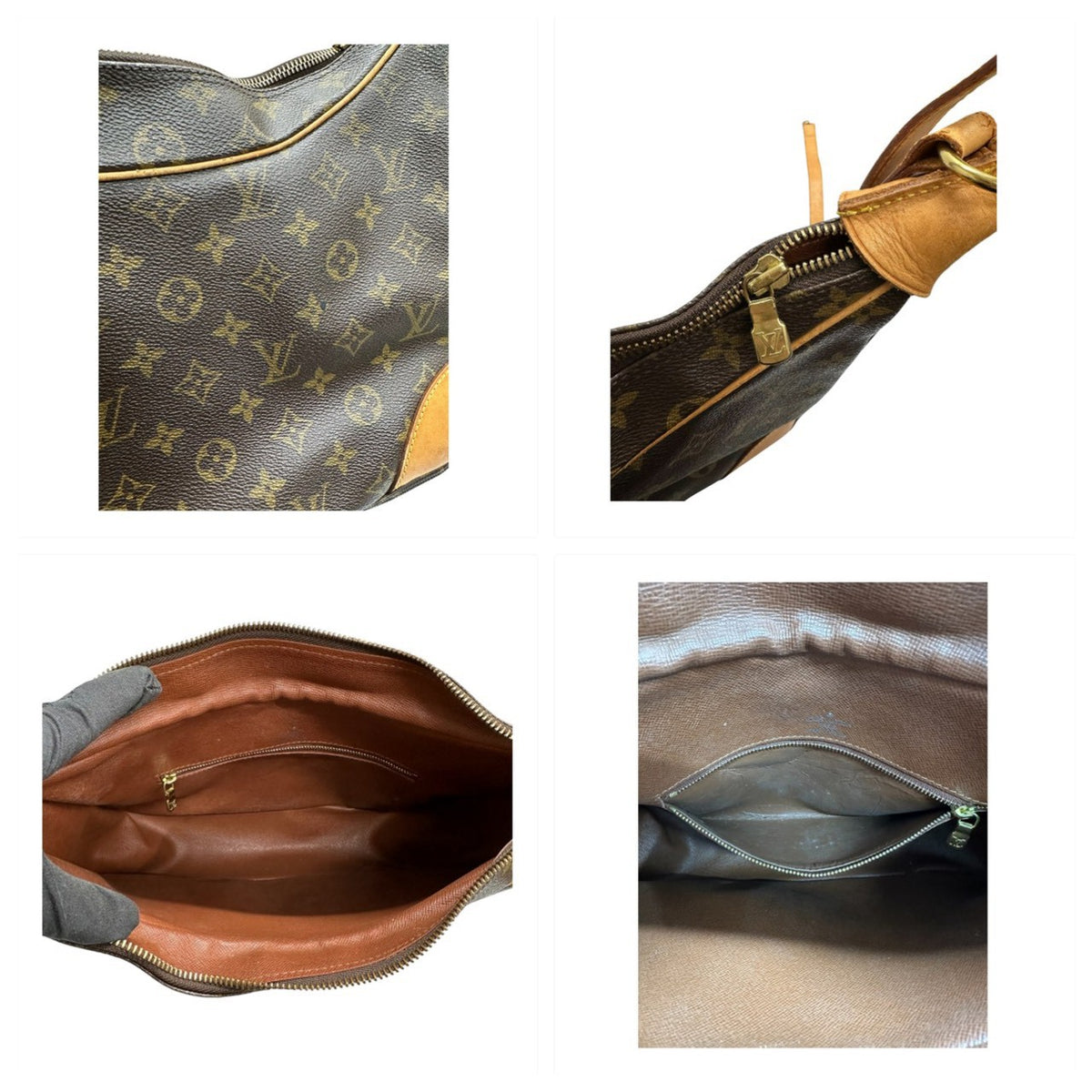 LOUIS VUITTON ルイヴィトン モノグラム ブラウン ゴールド金具 PVC M51265 ショルダーバッグ レディース AB
