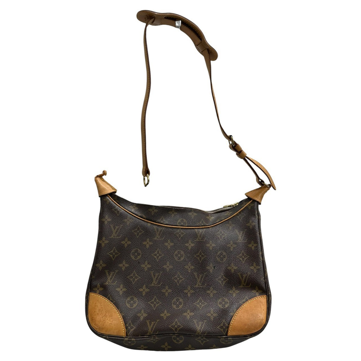 LOUIS VUITTON ルイヴィトン モノグラム ブラウン ゴールド金具 PVC M51265 ショルダーバッグ レディース AB