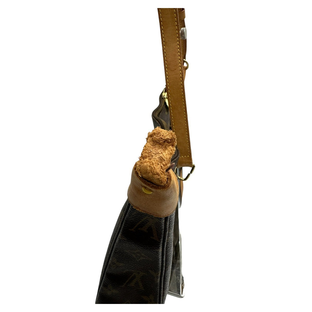LOUIS VUITTON ルイヴィトン モノグラム ブラウン ゴールド金具 PVC M51265 ショルダーバッグ レディース AB