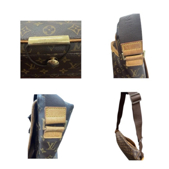 LOUIS VUITTON ルイヴィトン モノグラム ブラウン ゴールド金具 PVC M45257 メッセンジャーバッグ ショルダーバッグ レディース A