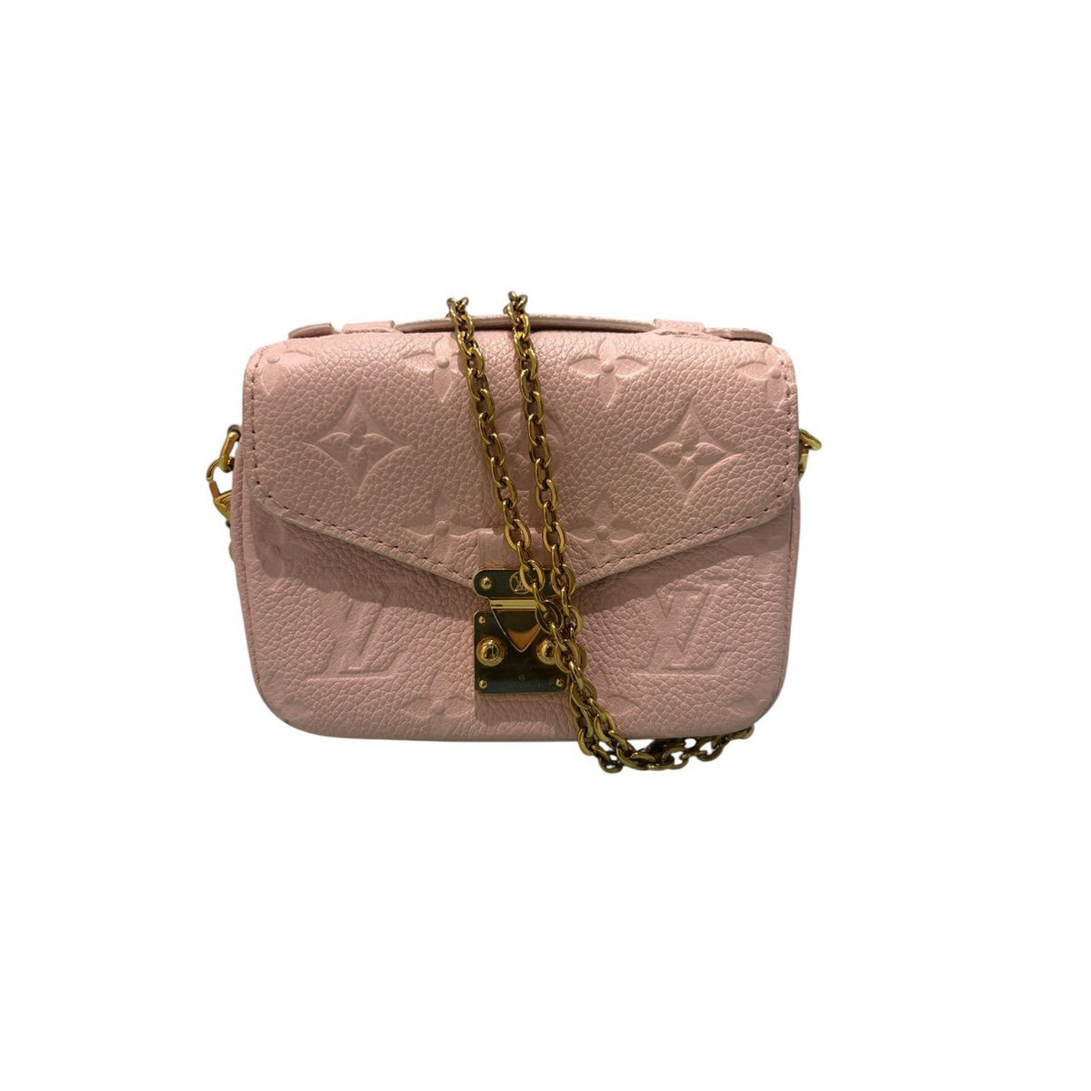 LOUIS VUITTON ルイヴィトン アンプラント マイクロ・メティス ピンク レザー M81389 ショルダーバッグ レディース AB