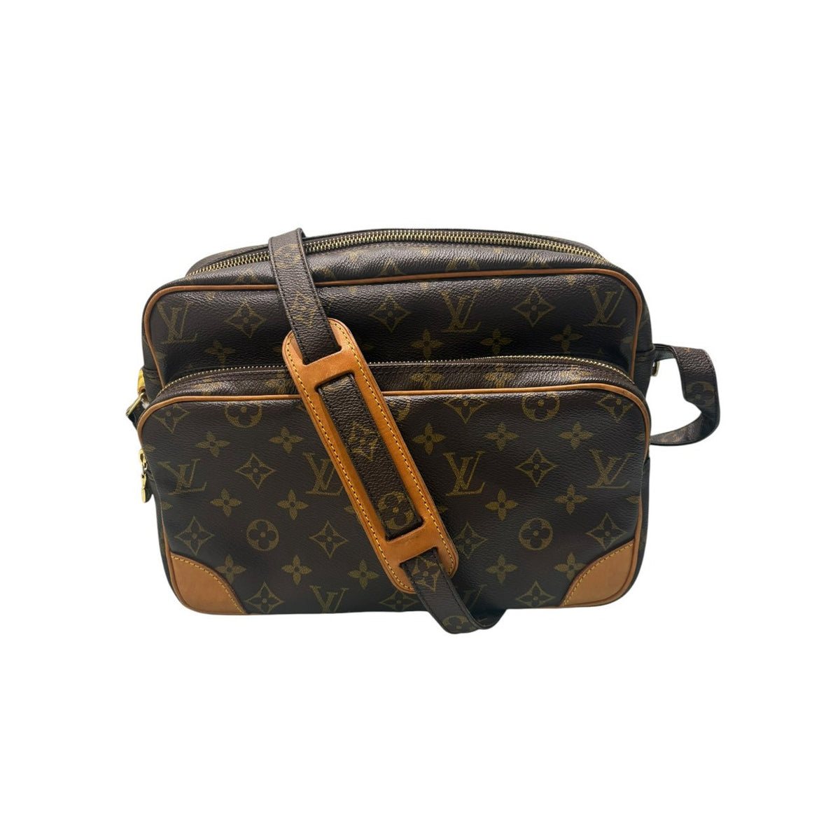LOUIS VUITTON ルイヴィトン モノグラム ナイル ブラウン PVC M45244 ショルダーバッグ レディース AB