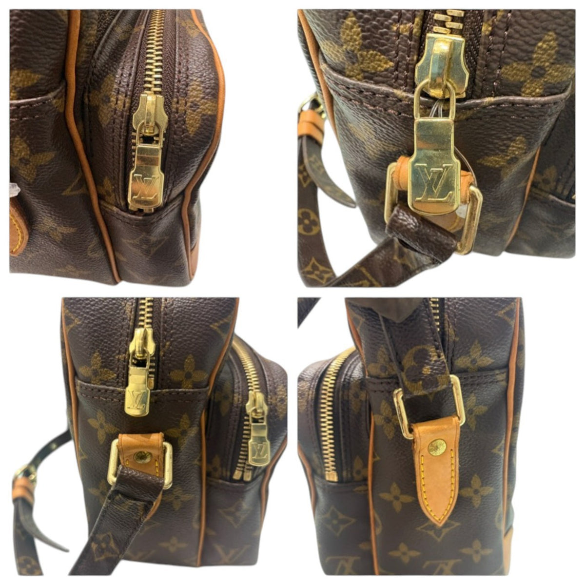 LOUIS VUITTON ルイヴィトン モノグラム ナイル ブラウン PVC M45244 ショルダーバッグ レディース AB