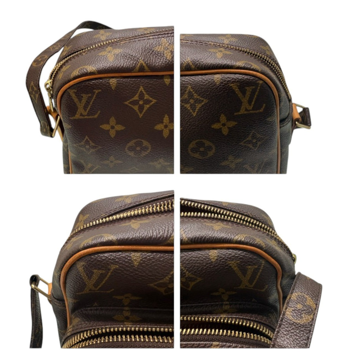 LOUIS VUITTON ルイヴィトン モノグラム ナイル ブラウン PVC M45244 ショルダーバッグ レディース AB
