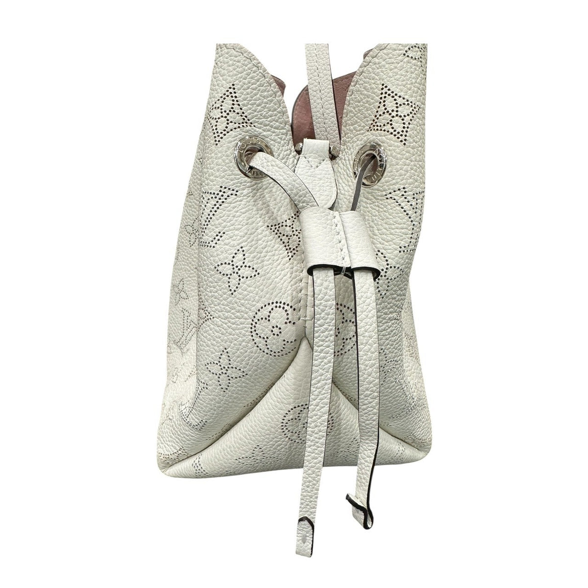 LOUIS VUITTON ルイヴィトン マヒナ ベラ チェーンハンドル付き ホワイト レザー M57536 ショルダーバッグ レディース AB