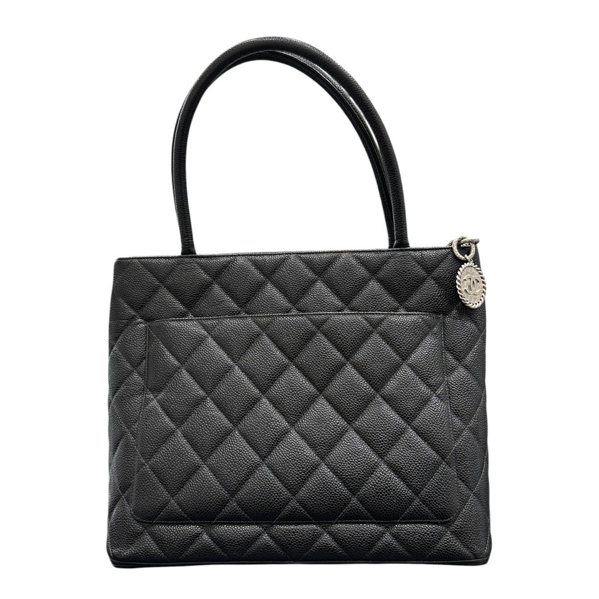 CHANEL シャネル キャビアスキン 復刻トート ブラック レザー A01804 トートバッグ レディース A