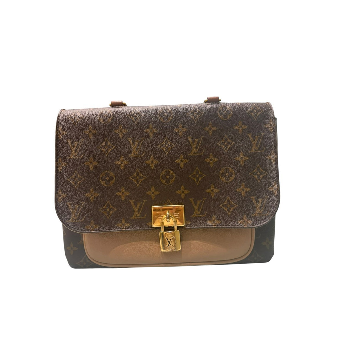 LOUIS VUITTON ルイヴィトン モノグラム マリニャン ブラウン ゴールド金具 レザー M44257 ショルダーバッグ レディース AB