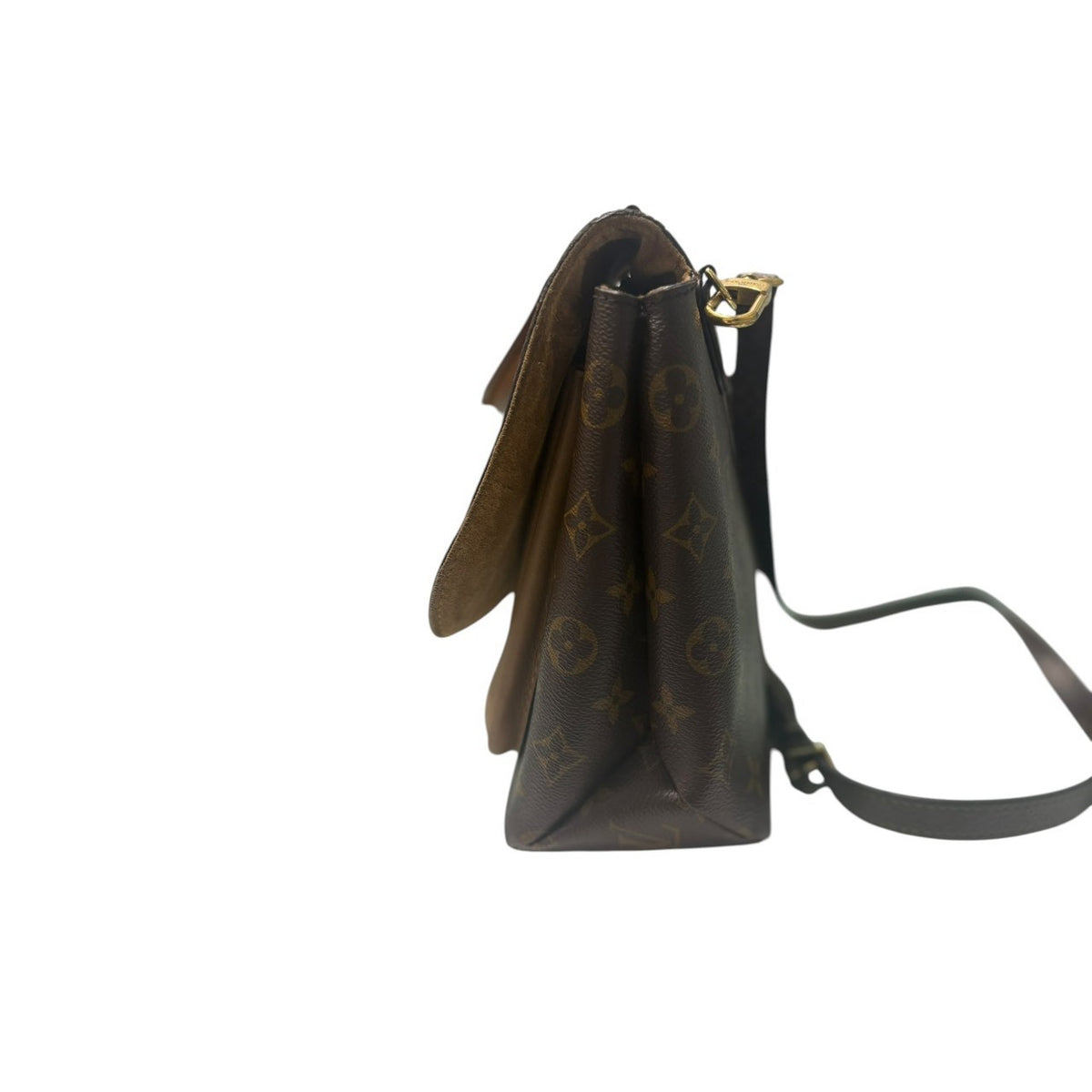LOUIS VUITTON ルイヴィトン モノグラム マリニャン ブラウン ゴールド金具 レザー M44257 ショルダーバッグ レディース AB