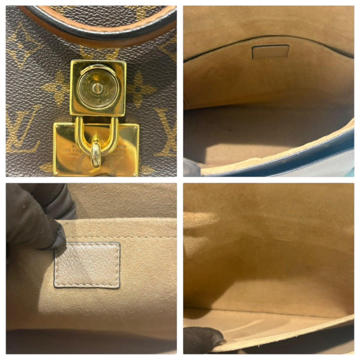 LOUIS VUITTON ルイヴィトン モノグラム マリニャン ブラウン ゴールド金具 レザー M44257 ショルダーバッグ レディース AB