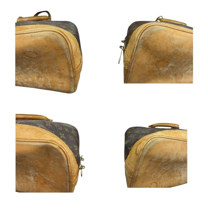 LOUIS VUITTON ルイヴィトン モノグラム ブラウン ゴールド金具 PVC M51130 ハンドバッグ レディース AB