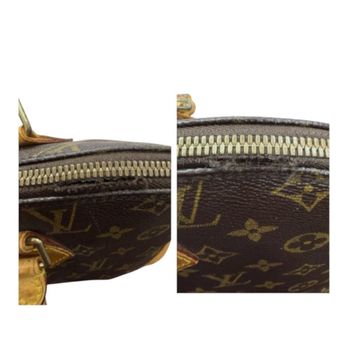 LOUIS VUITTON ルイヴィトン モノグラム ブラウン ゴールド金具 PVC M51130 ハンドバッグ レディース AB