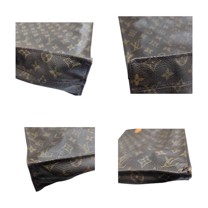 LOUIS VUITTON ルイヴィトン モノグラム ブラウン ゴールド金具 PVC M51140 トートバッグ ビジネスバッグ レディース AB