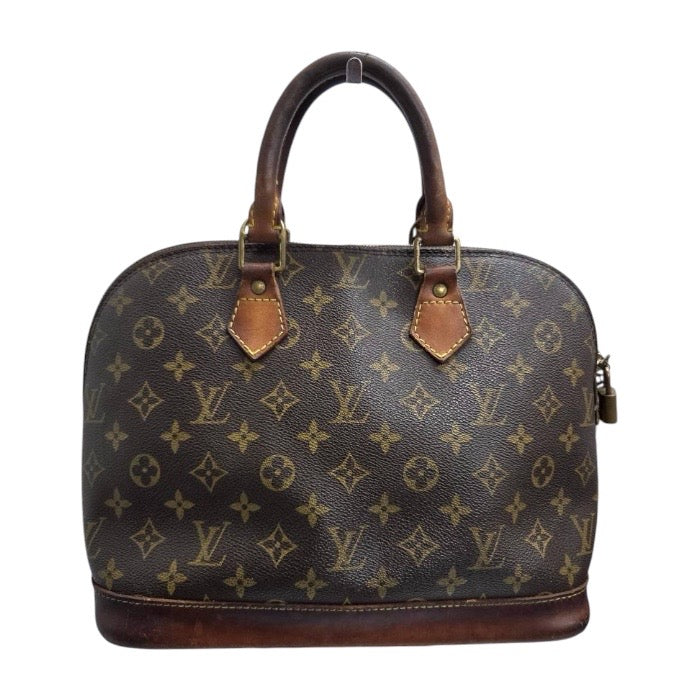 LOUIS VUITTON ルイヴィトン モノグラム ブラウン ゴールド金具 PVC M51130 ハンドバッグ レディース AB