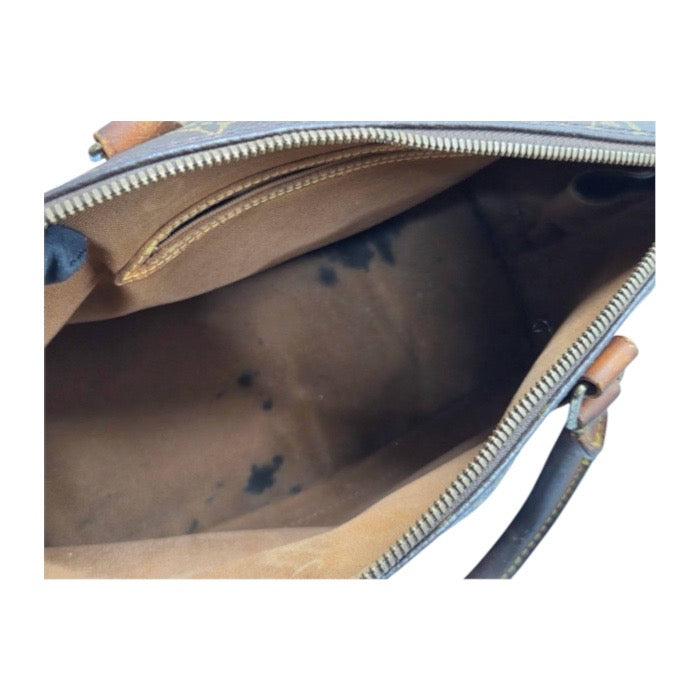 LOUIS VUITTON ルイヴィトン モノグラム ブラウン ゴールド金具 PVC M51130 ハンドバッグ レディース AB