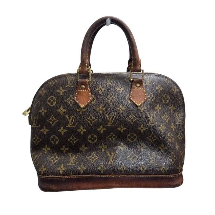 LOUIS VUITTON ルイヴィトン モノグラム ブラウン ゴールド金具 PVC M51130 ハンドバッグ レディース AB