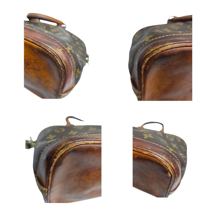 LOUIS VUITTON ルイヴィトン モノグラム ブラウン ゴールド金具 PVC M51130 ハンドバッグ レディース AB