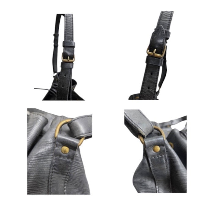 LOUIS VUITTON ルイヴィトン エピ ブラック ゴールド金具 レザー M59012 ワンショルダーバッグ レディース AB
