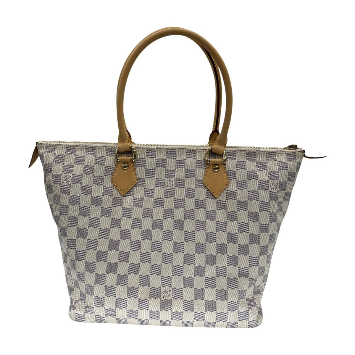 LOUIS VUITTON ルイヴィトン ダミエ サレヤPM アズール PVC N51186 ハンドバッグ トートバッグ レディース A