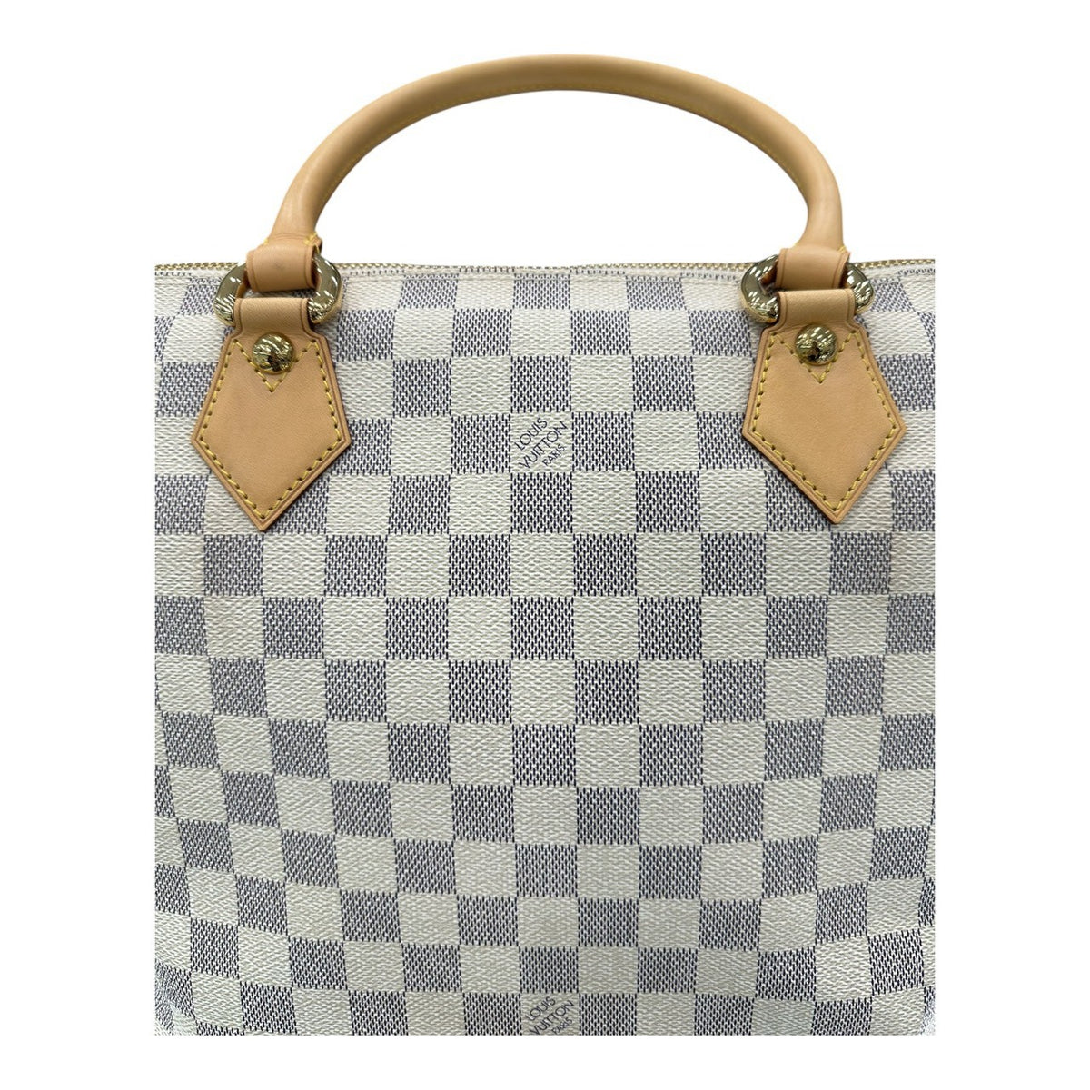LOUIS VUITTON ルイヴィトン ダミエ サレヤPM アズール PVC N51186 ハンドバッグ トートバッグ レディース A