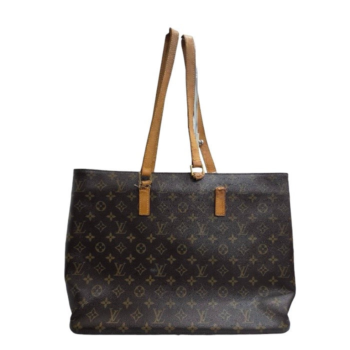 LOUIS VUITTON ルイヴィトン モノグラム ブラウン ゴールド金具 PVC / レザー M51155 トートバッグ レディース AB