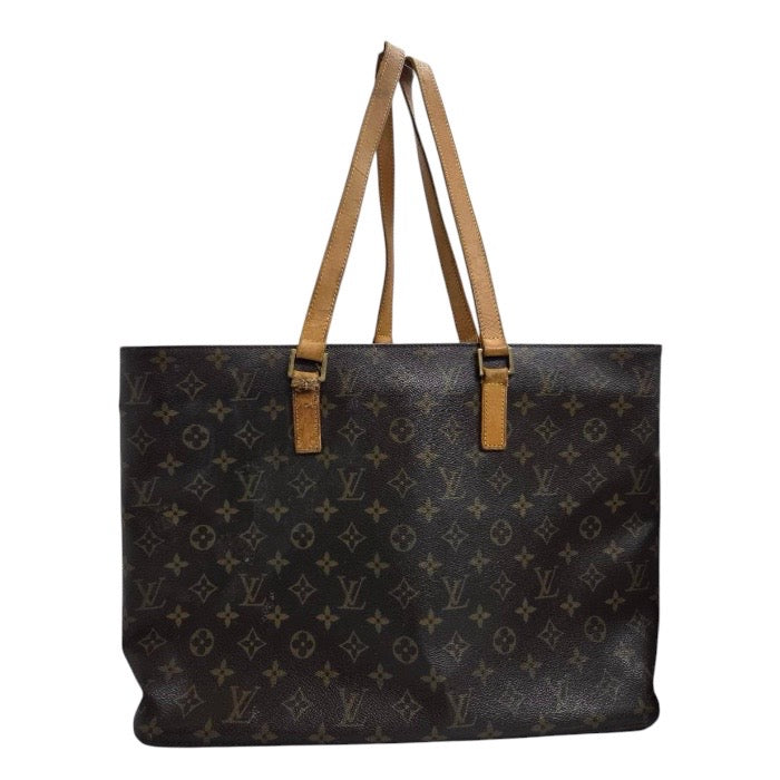 LOUIS VUITTON ルイヴィトン モノグラム ブラウン ゴールド金具 PVC / レザー M51155 トートバッグ レディース AB