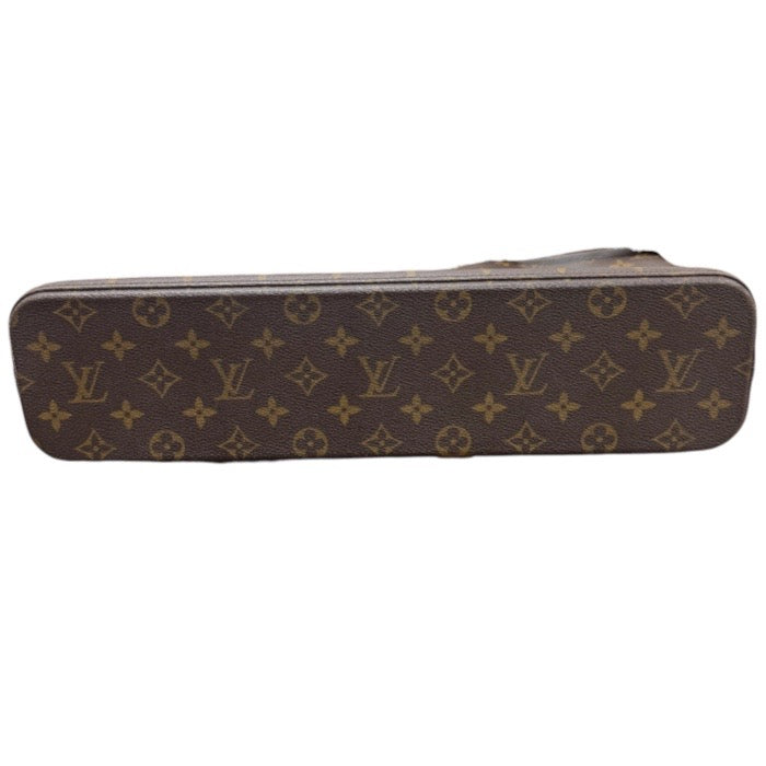 LOUIS VUITTON ルイヴィトン モノグラム ブラウン ゴールド金具 PVC / レザー M51155 トートバッグ レディース AB