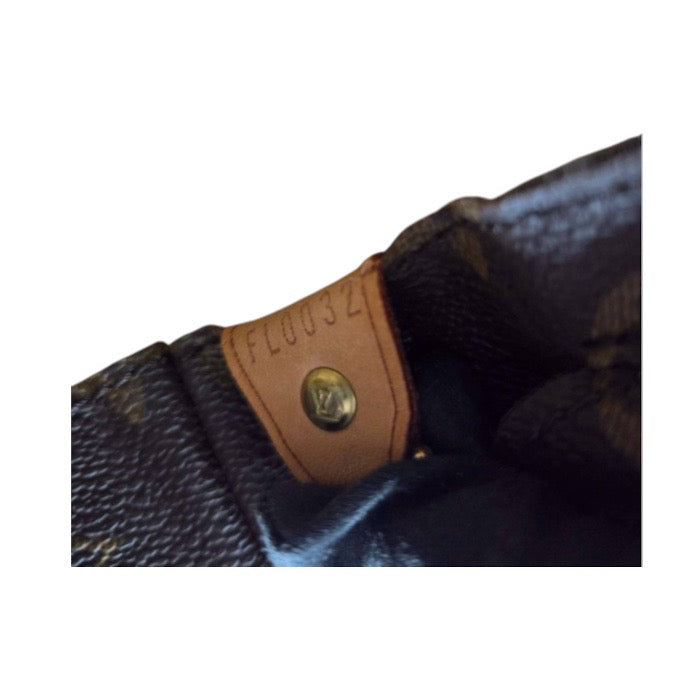 LOUIS VUITTON ルイヴィトン モノグラム ブラウン ゴールド金具 PVC / レザー M51155 トートバッグ レディース AB